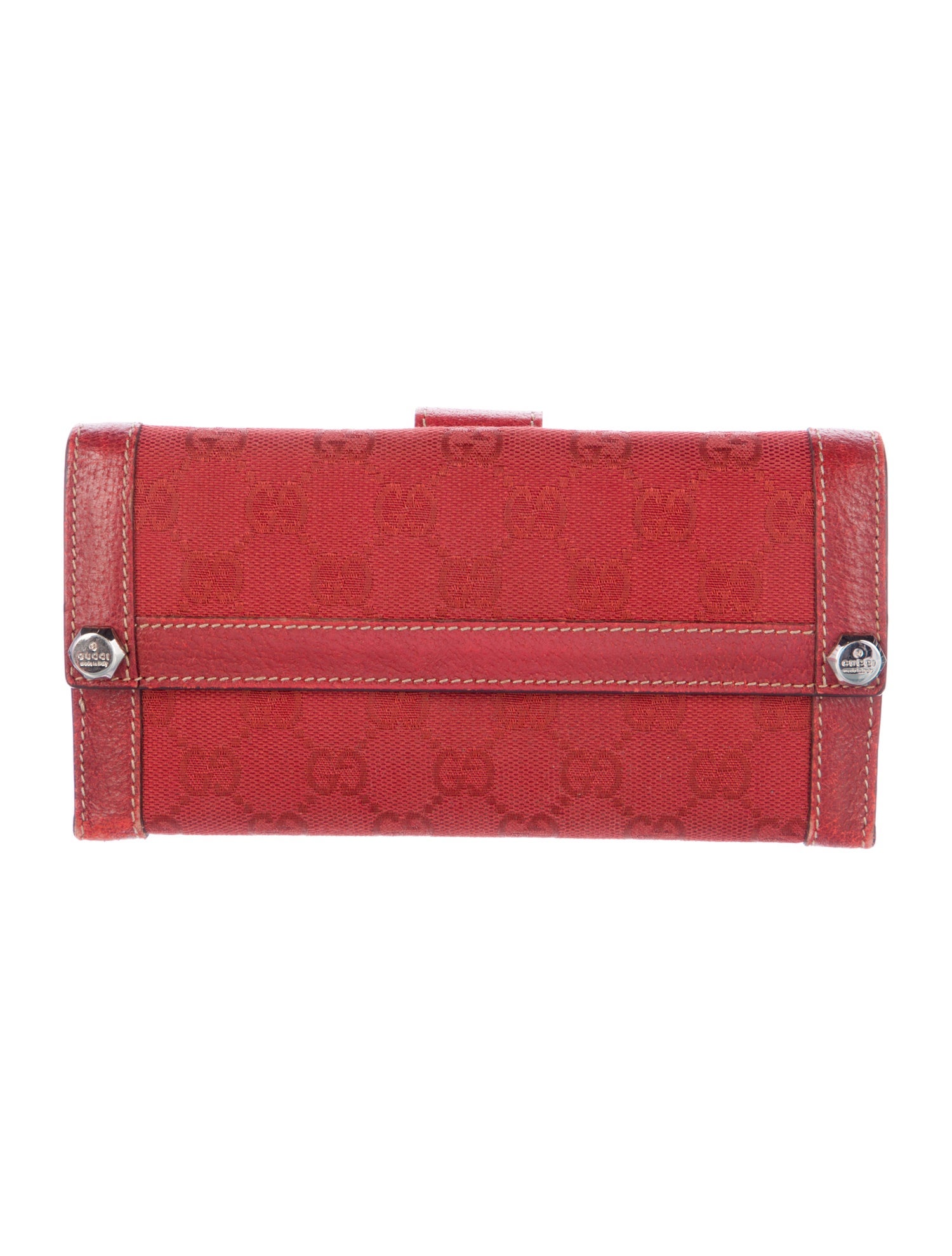 Gucci Gucci Charmy GG Canvas Continental Wallet GG Canvas Continental Wallet